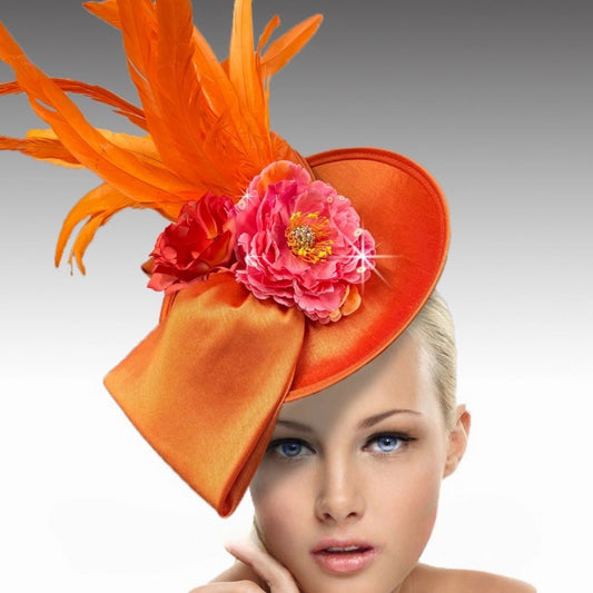 FELICITY FA3341-OR  Fascinator