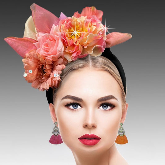 FOLKLORICO FA3352-PP  Fascinator