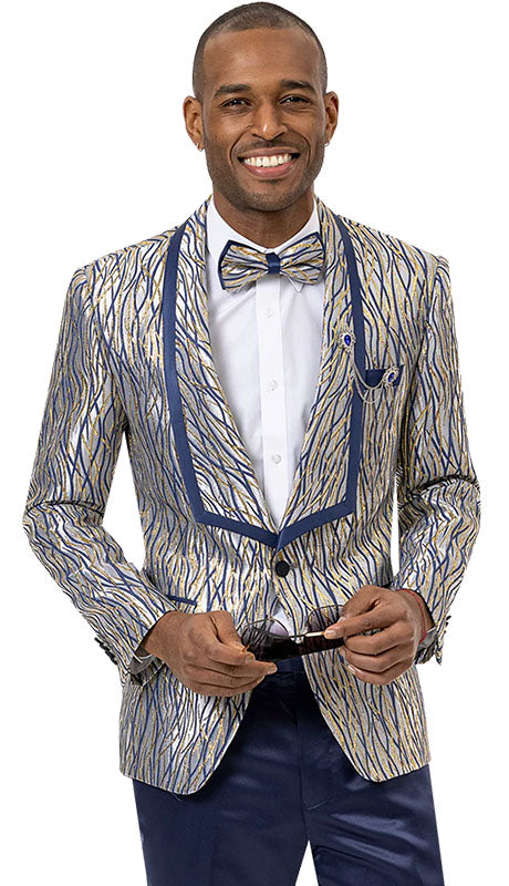 EJ Samuel J146-BLU Mens Blazer