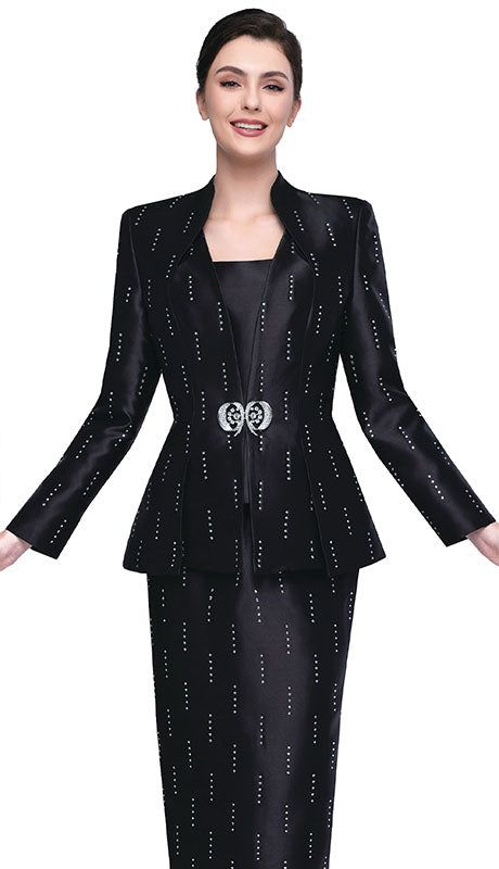Serafina 4330-BLK  Suit