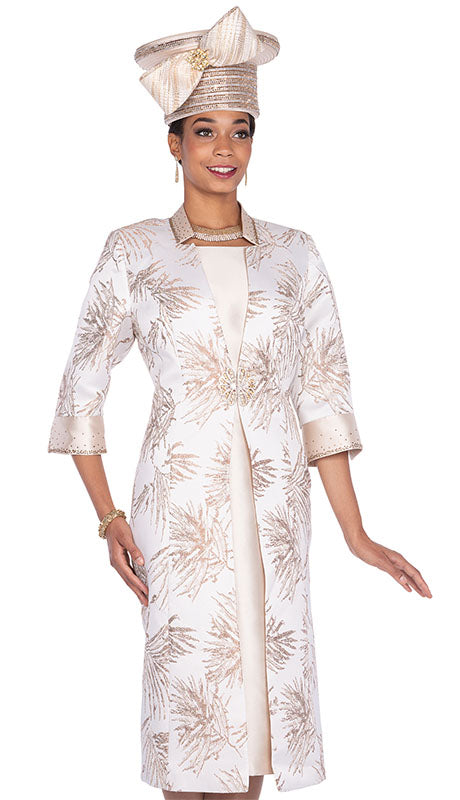 Champagne Italy 5933-CRM  Jacket Dress for Ladies