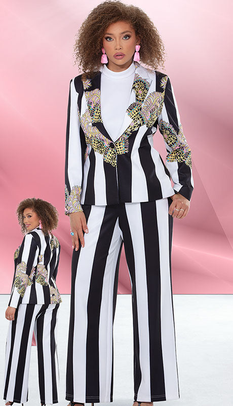 Donna Vinci 12178-QO Pant Suit