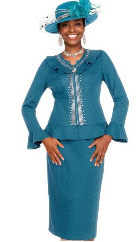 Champagne Italy Knit 5960-HTG-IH  Suit