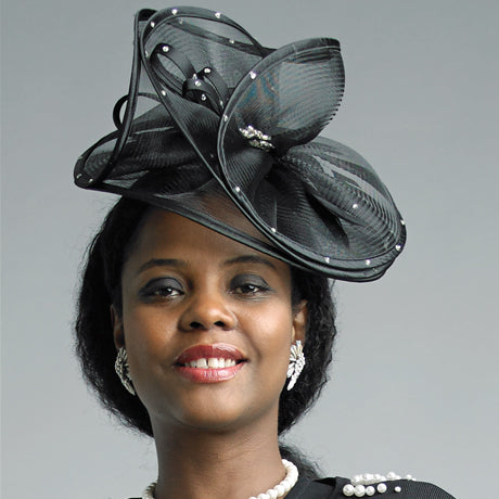 Lily And Taylor Hat H121-BLK-QO