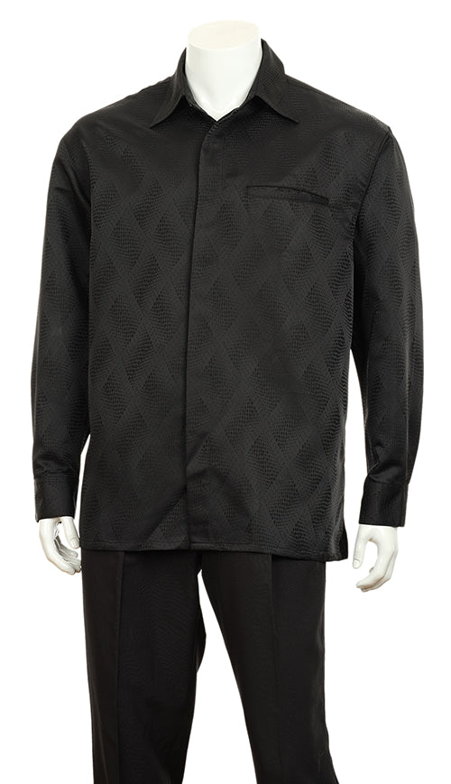 Mens Walking Suit-2766-BLK