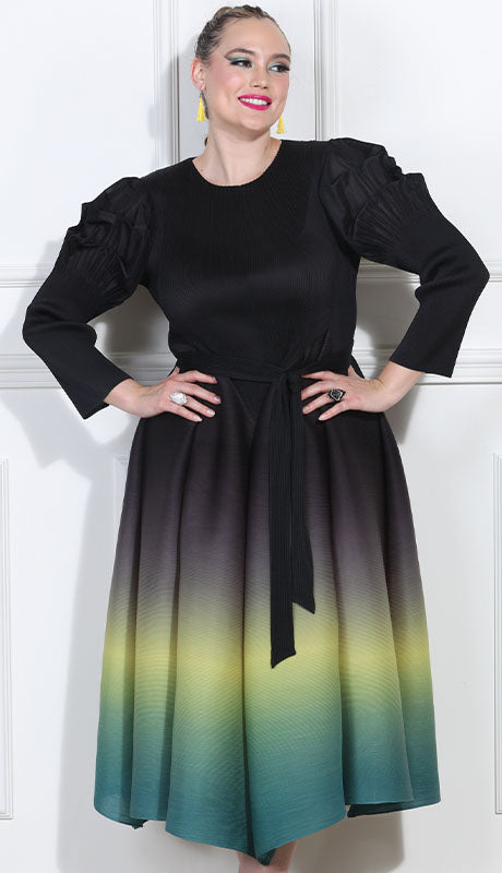 Luxe Moda LM401-BLK Outfit