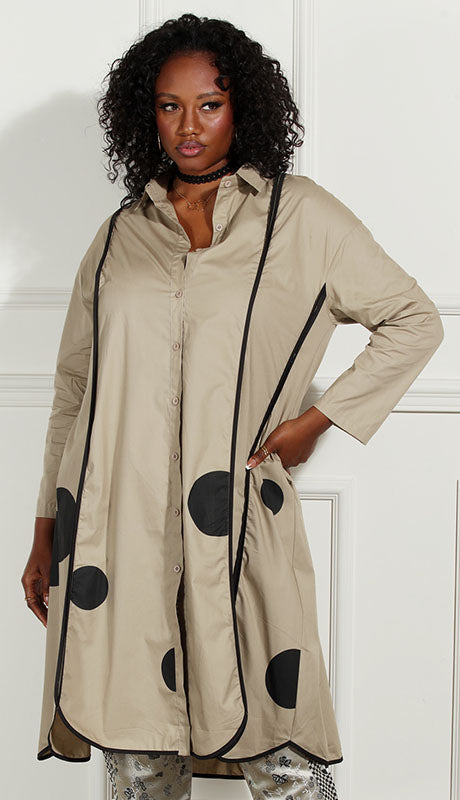 Luxe Moda LM216-BEIGE Ladies Dress