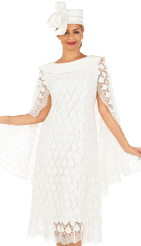 Giovanna D7210-WHT-CO Ladies  Dress
