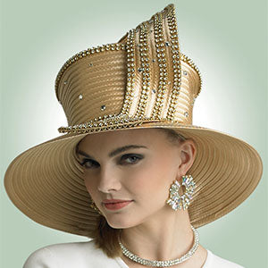 Lily And Taylor Hat H104-GLD-QS