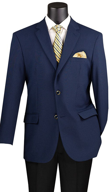 Vinci Mens Blazer Z-2PP-NVY