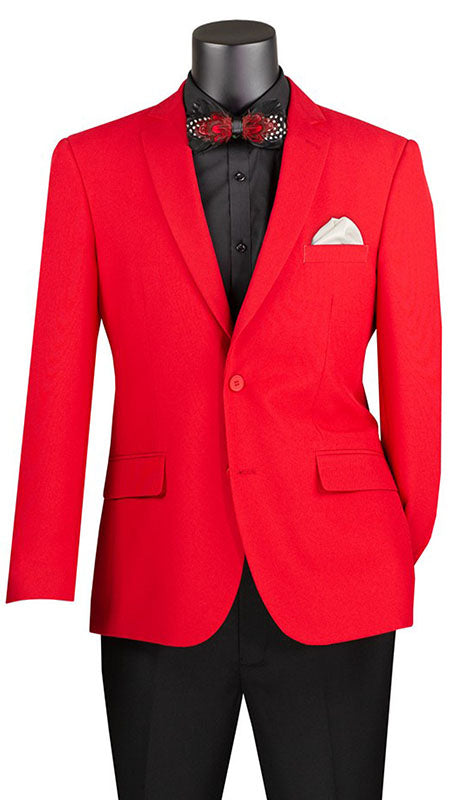Vinci Mens Blazer Z-S2PP-RED