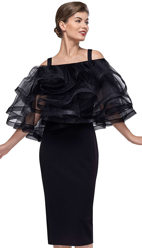 Serafina 6463-BLK Ladies  Dress