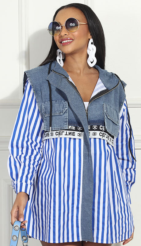 Luxe Moda LM316-BWW Jacket