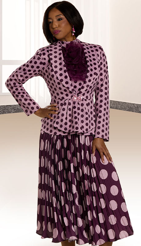 Donna Vinci 12148-BWO-IH  Suit