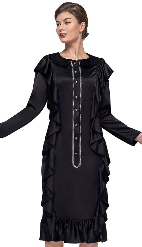 Serafina 6437-BLK  Dress
