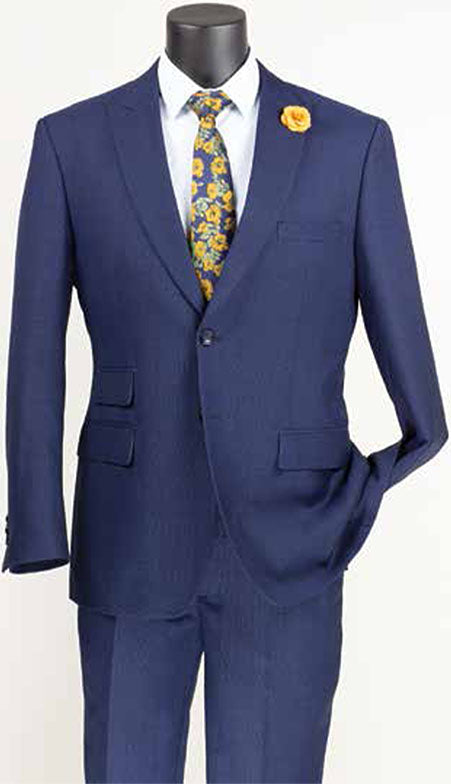 Vinci Mens Suit MRW-1-BLU