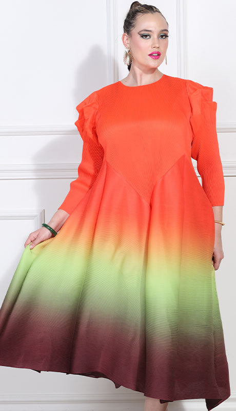 Luxe Moda LM401-ORG Outfit