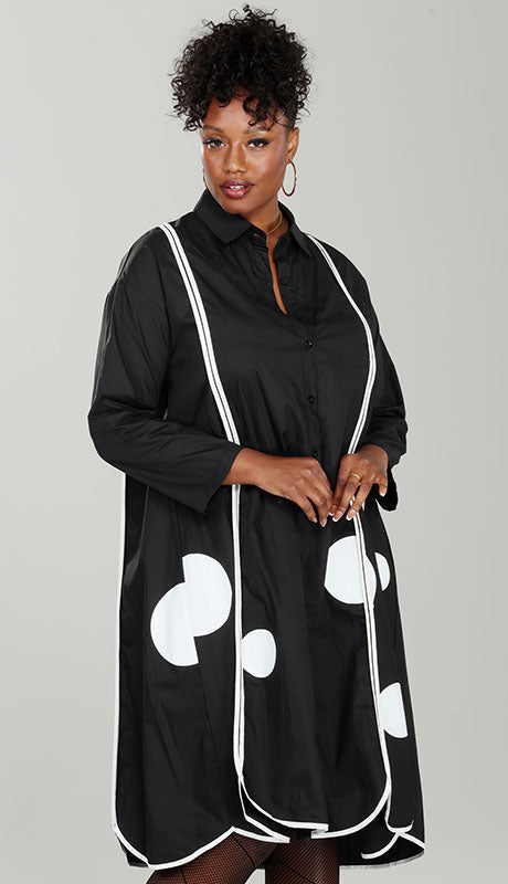 Luxe Moda LM216-BLK Ladies Dress