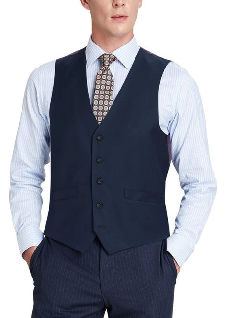 Renoir Mens Vest 508-19-BLUE