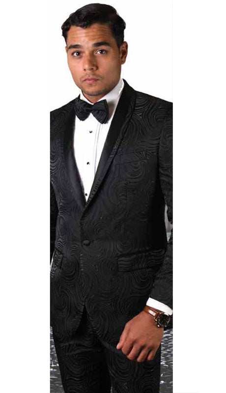 Mens  Suit RJS-104-BK