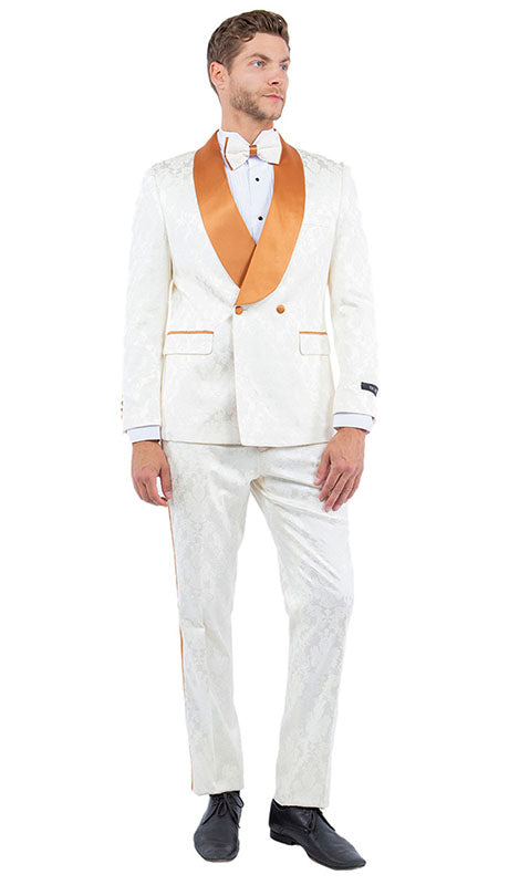 Tazzio  Mens Suit M341SK-RUST