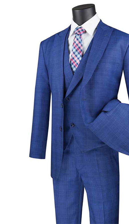Vinci Mens Suit MV2W-1-BLU