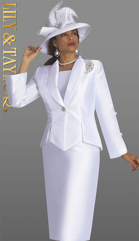 Lily And Taylor 4343-WHT-QS