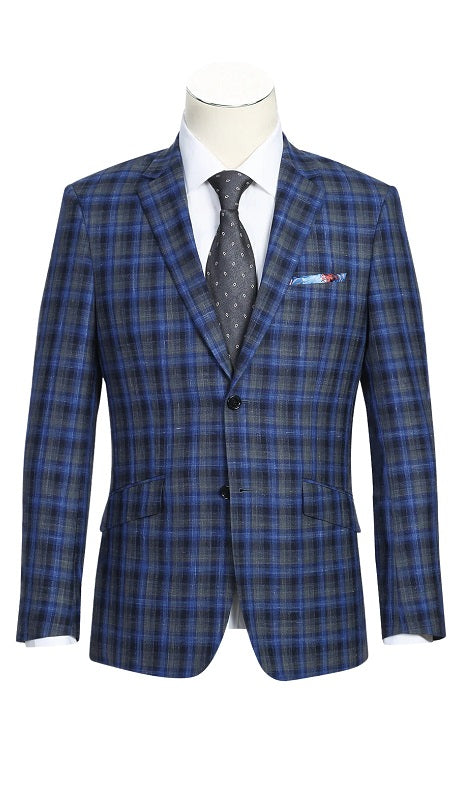 Renoir Mens Blazer 563-1-BLUE
