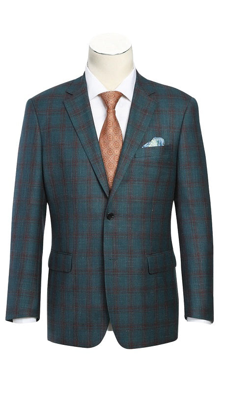 Renoir Mens Blazer 563-5-TEAL