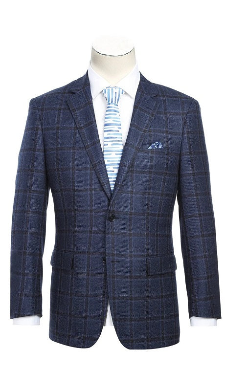 Renoir Mens Blazer 563-13-BLUE
