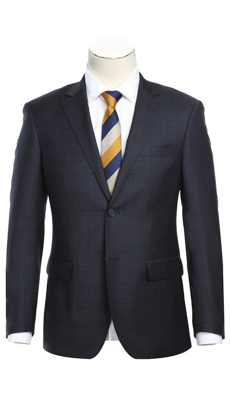 Renoir Mens Suit 564-5-NAVY