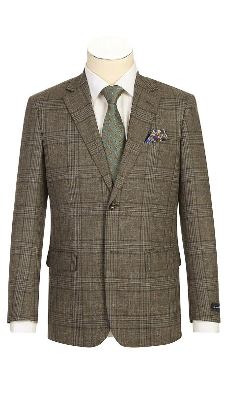 Renoir Mens Blazer 565-18-BROWN