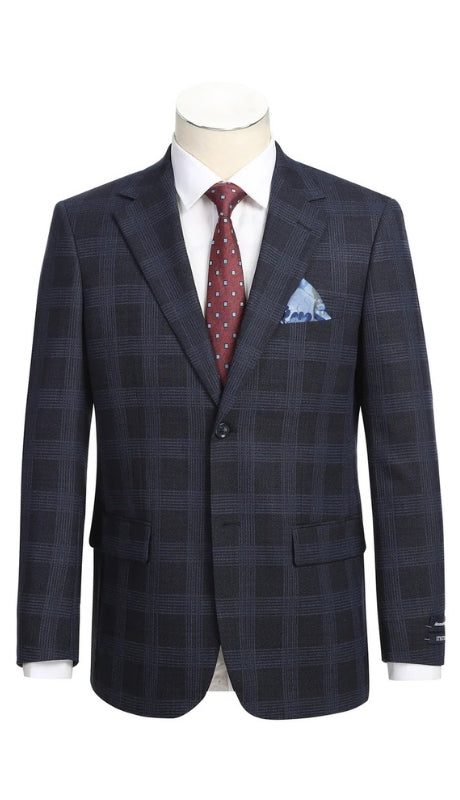 Renoir Mens Blazer 565-19-NAVY