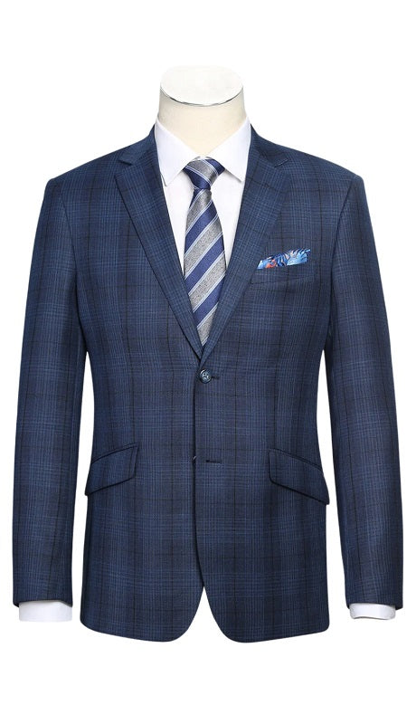 Renoir Mens Blazer 565-4-NAVY