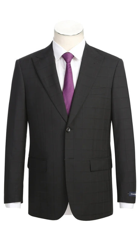 Renoir Mens Suit 566-15-BLK