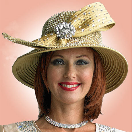 Lily And Taylor Hat H417-QO-GLD