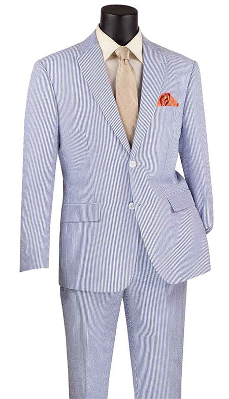 Vinci Mens Suit MSS-1-BLU