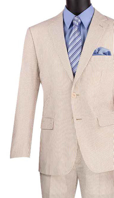 Vinci Mens Suit MSS-1-TAN