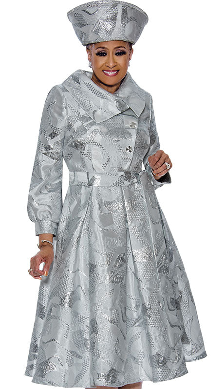 Dorinda Clark Cole 5111-SLV-IH Ladies  Dress