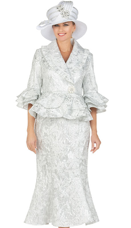 Giovanna 1165-SLV Ladies  Suit