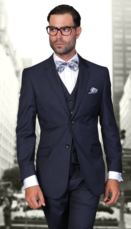 Mens  Suit STZV-100 NVY