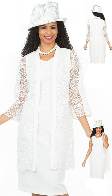 Giovanna D1565-WHT-CO  Dress