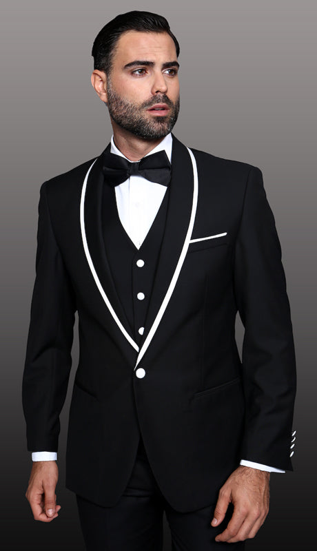 Mens  Suit GENOVA-BK