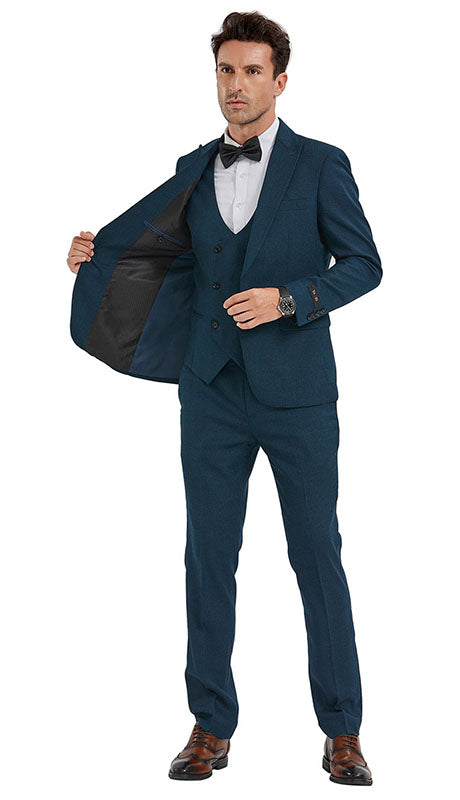 Tazzio  Mens Suit M349SK-TEAL