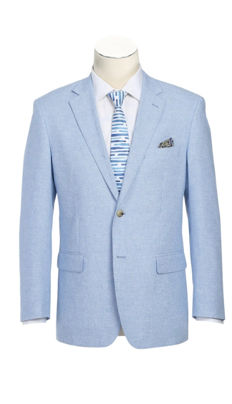 Renoir Mens Coat 610-6-BLUE