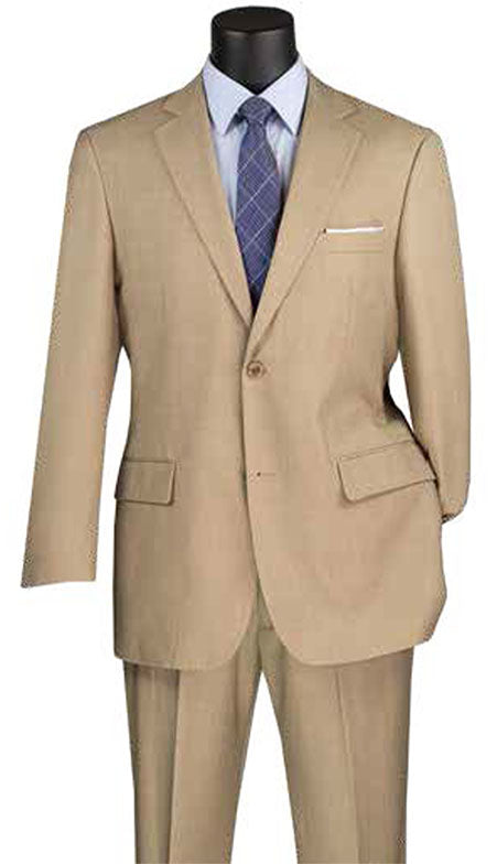 Vinci Mens Suit 2LK-1-BEI