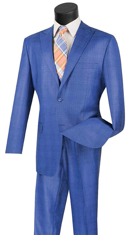 Vinci Mens Suit 2RW-1-BLU