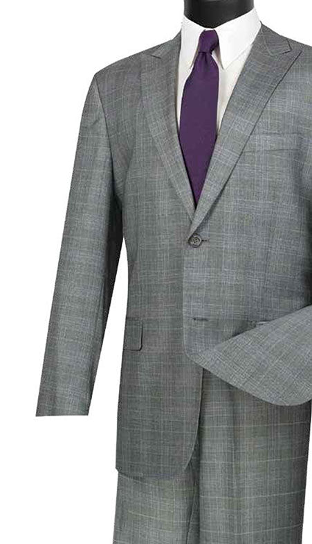 Vinci Mens Suit 2RW-1-GRY