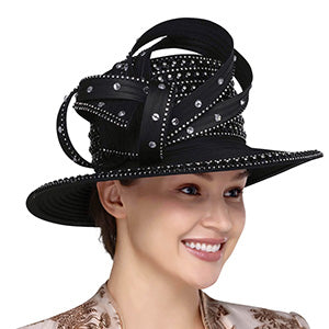 Nina Massini 103H-BLK  Hat