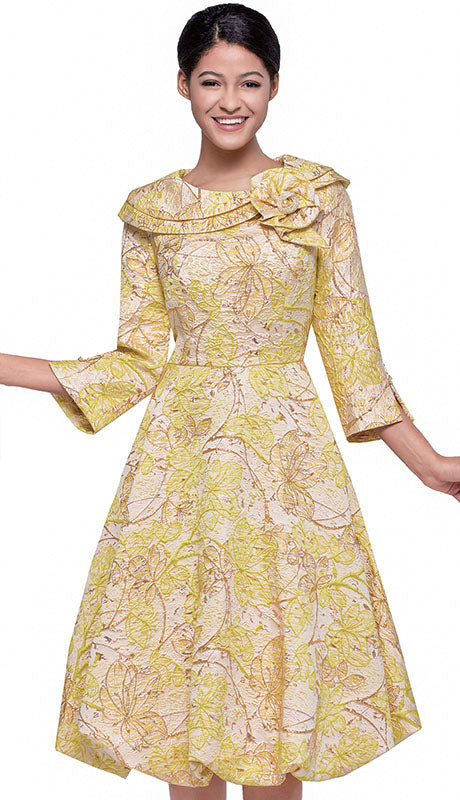 Serafina 6954-YLW  Dress